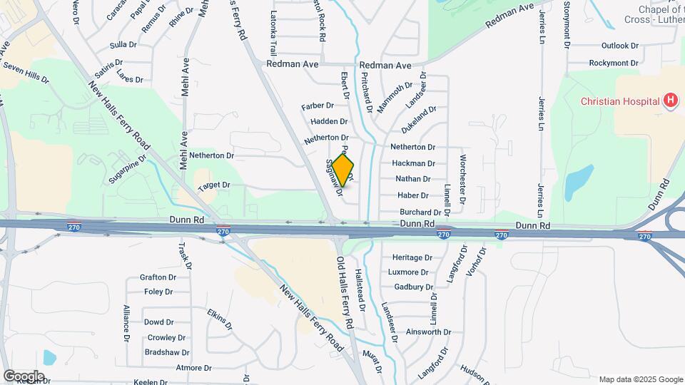 11016 Saginaw Dr Map and Location Details