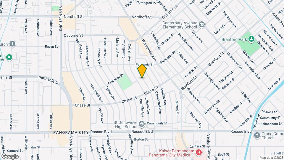 8657 Ranchito Ave Map and Location Details