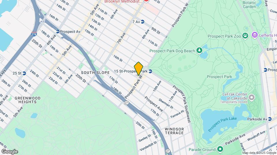 226 Prospect Park W Map and Location Details