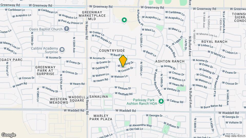 15230 W Crocus Dr Mapa y Detalles de la Ubicación