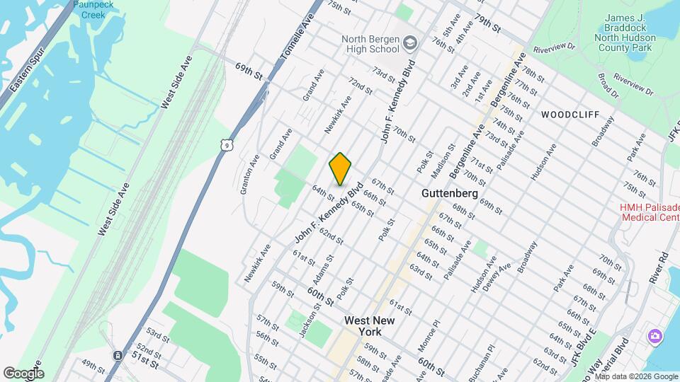 6415 Bergenwood Ave Map and Location Details