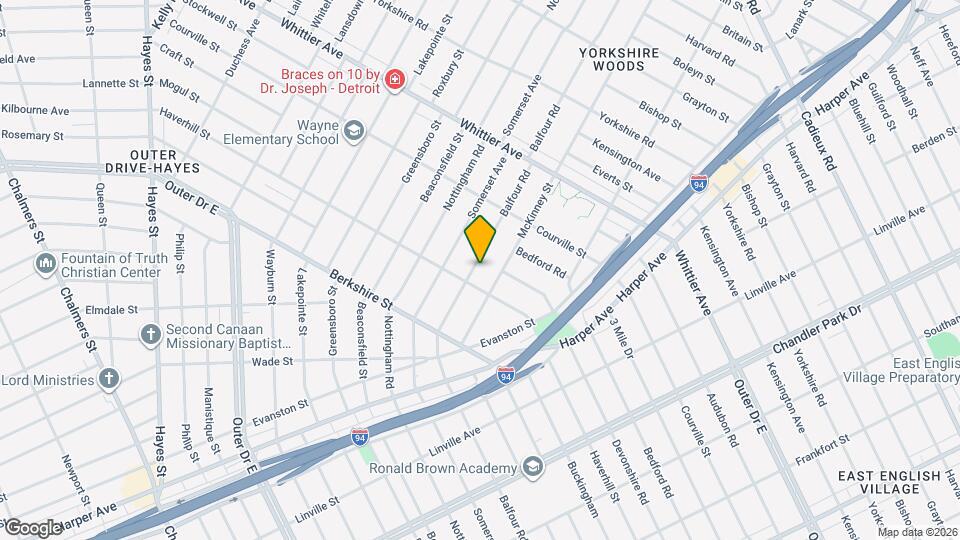 9832 Balfour Rd Mapa y Detalles de la Ubicación