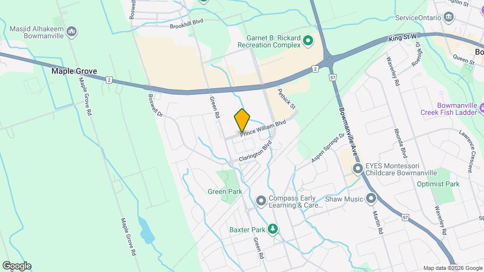 25 Prince William Blvd Map and Location Details