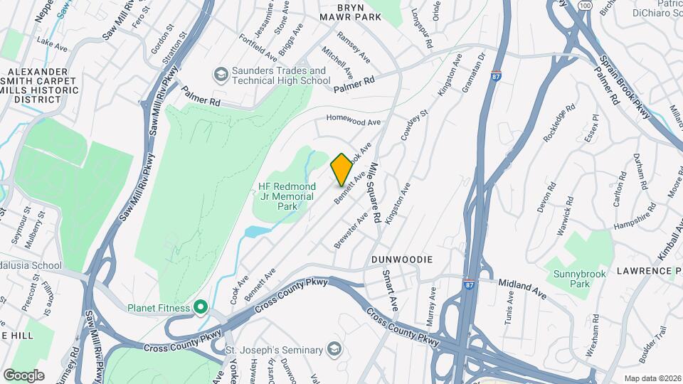 201 Bennett Ave Map and Location Details