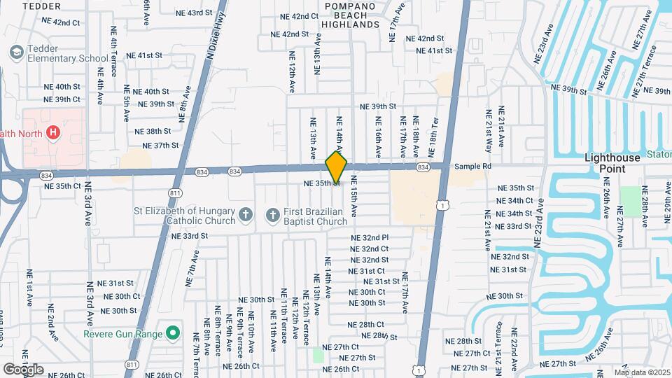 3440 NE 14th Ave Map and Location Details