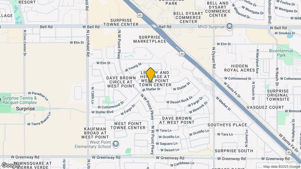13509 W Cottonwood St Map and Location Details