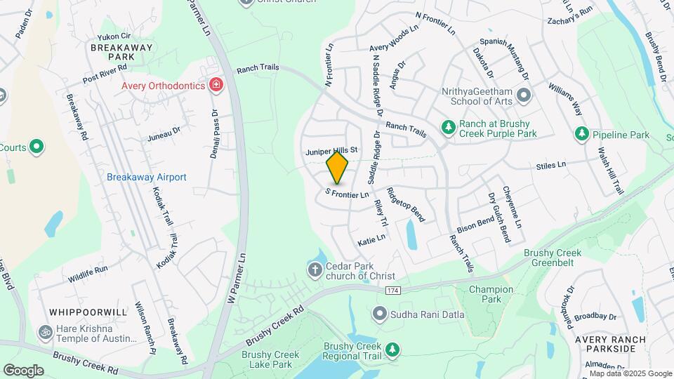 706 S Frontier Ln Map and Location Details