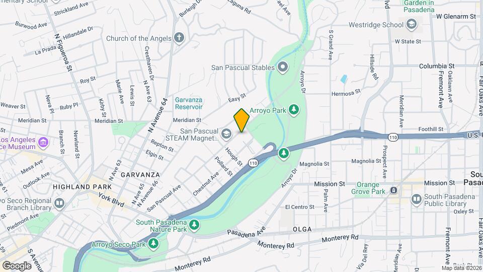 848 San Pascual Ave, Unit 2 Mapa y Detalles de la Ubicación