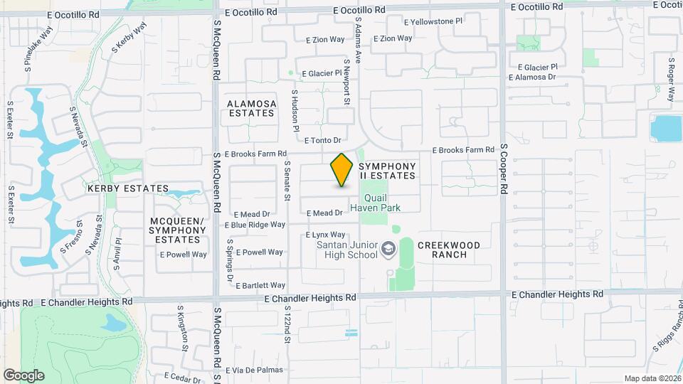 1430 E Crescent Way Map and Location Details