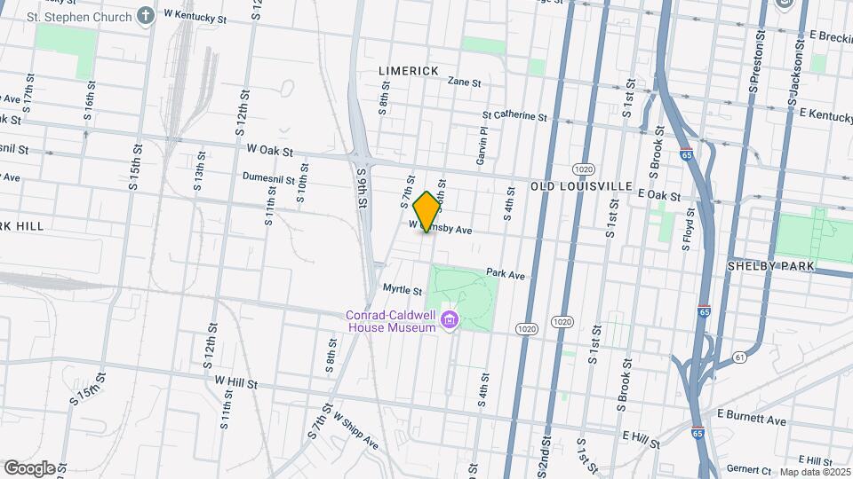 1308 S 6th St, Unit 2 Map and Location Details