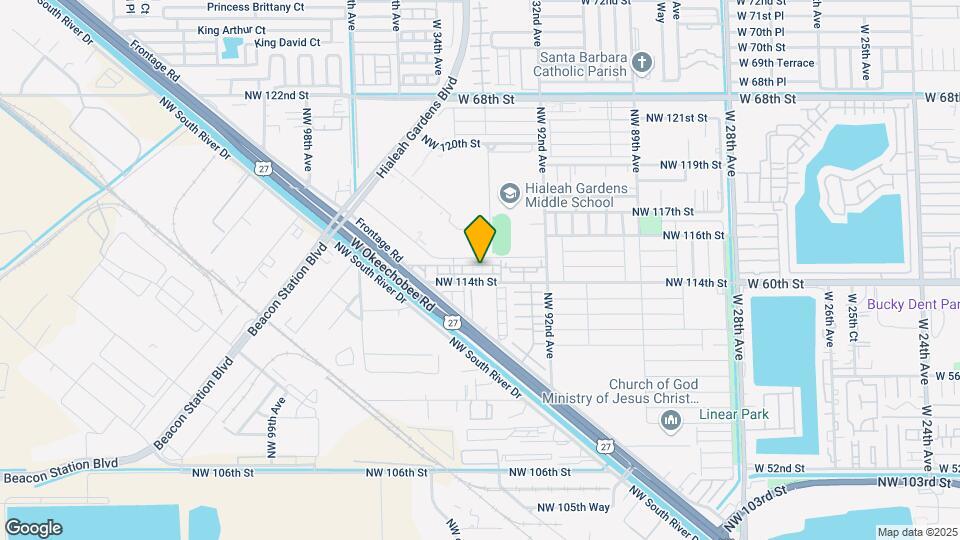 11416 NW 93rd Ct Map and Location Details