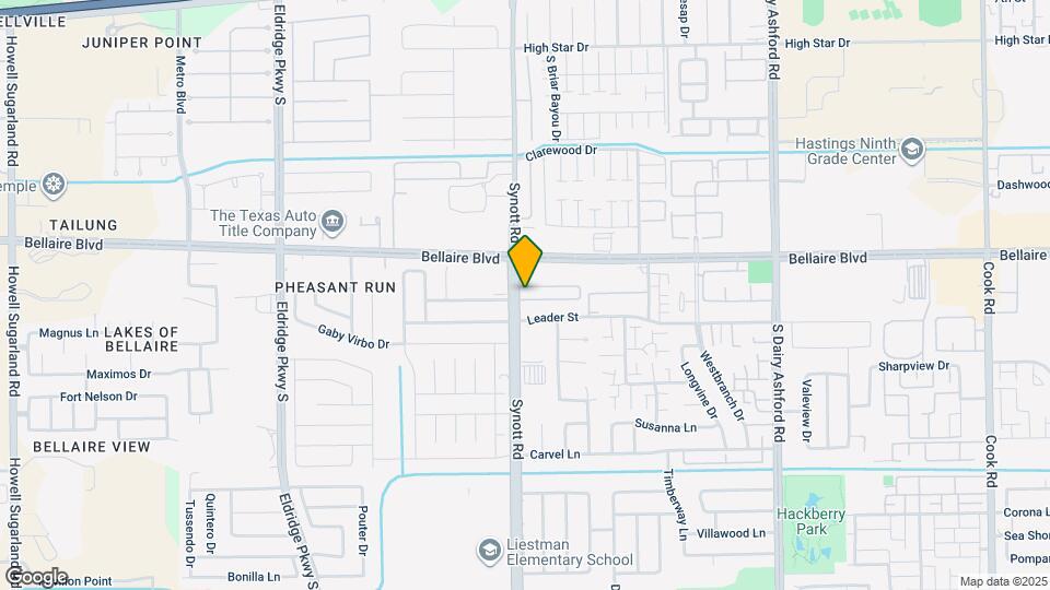 13166 S Bellaire Estates Dr Map and Location Details
