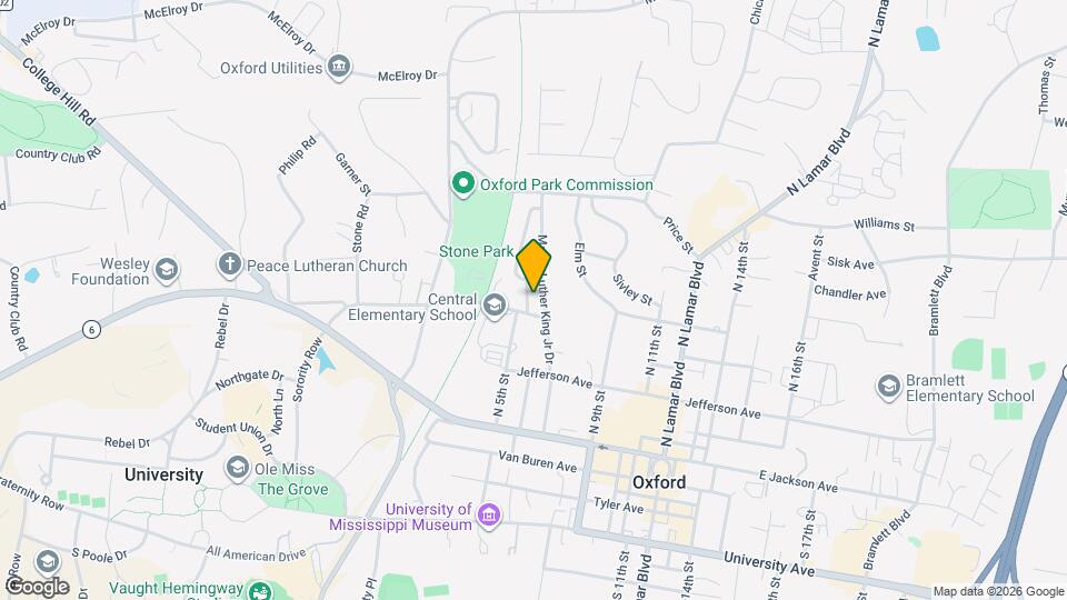 620 N 6th St Map and Location Details