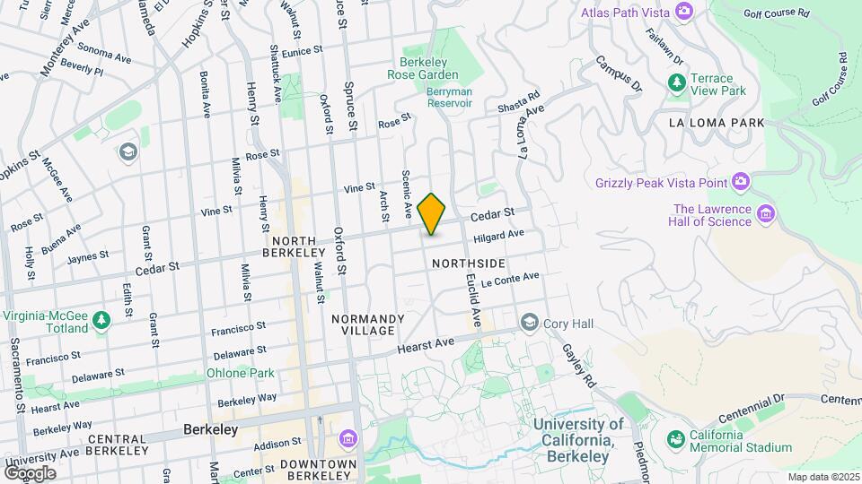2421 Hilgard Ave Map and Location Details