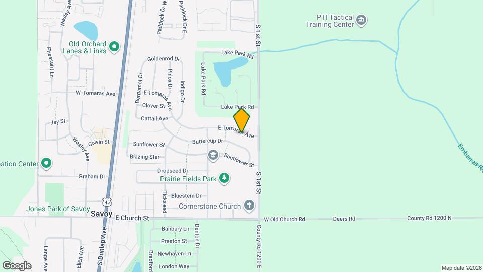 701 E Tomaras Ave Map and Location Details