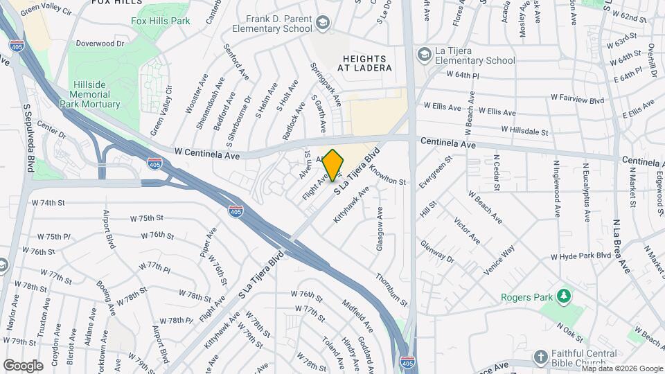 7033 S La Tijera Blvd Map and Location Details