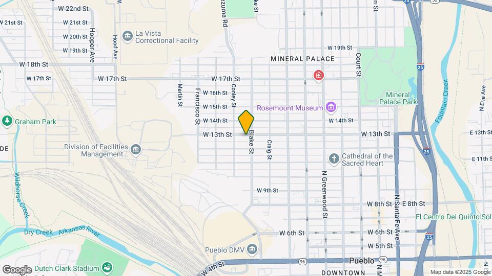 908 W 13th St Map and Location Details