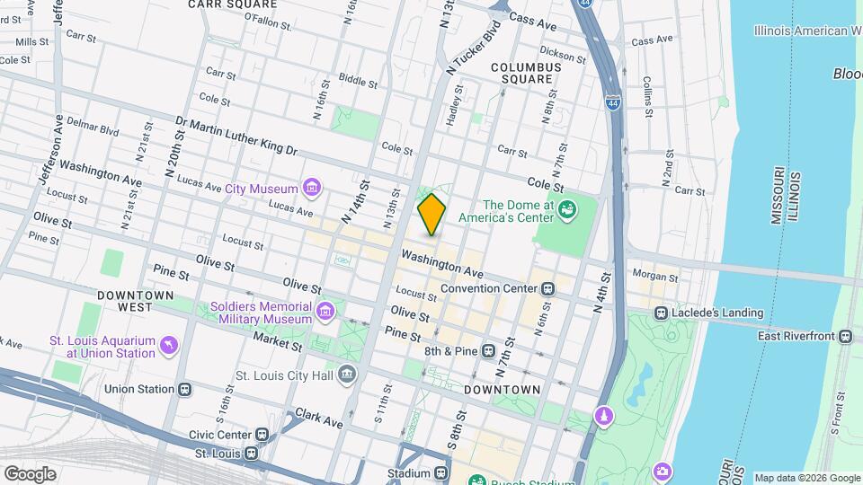 1101 Lucas Ave Map and Location Details