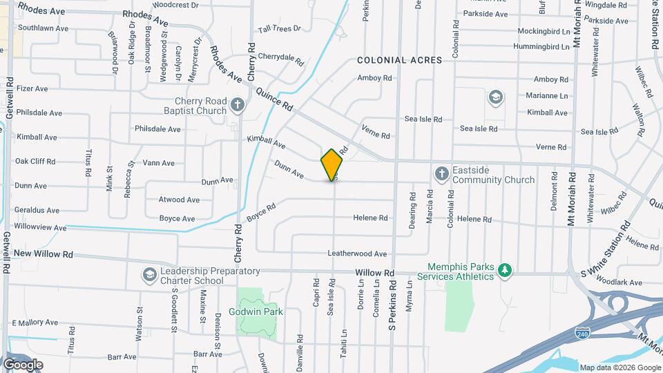4533 Dunn Ave Map and Location Details