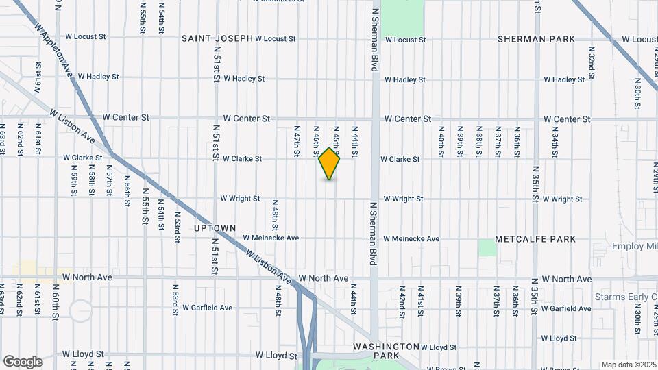 2525 N 45th St Map and Location Details