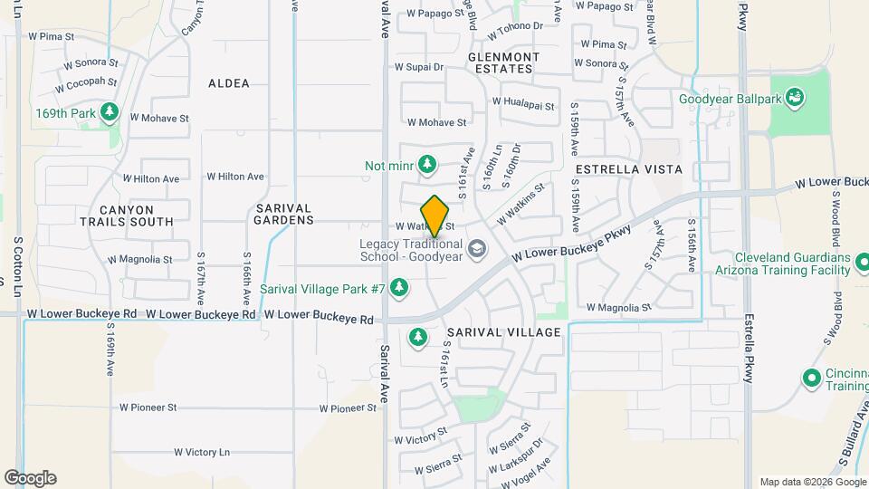 16141 W Gibson Ln Map and Location Details