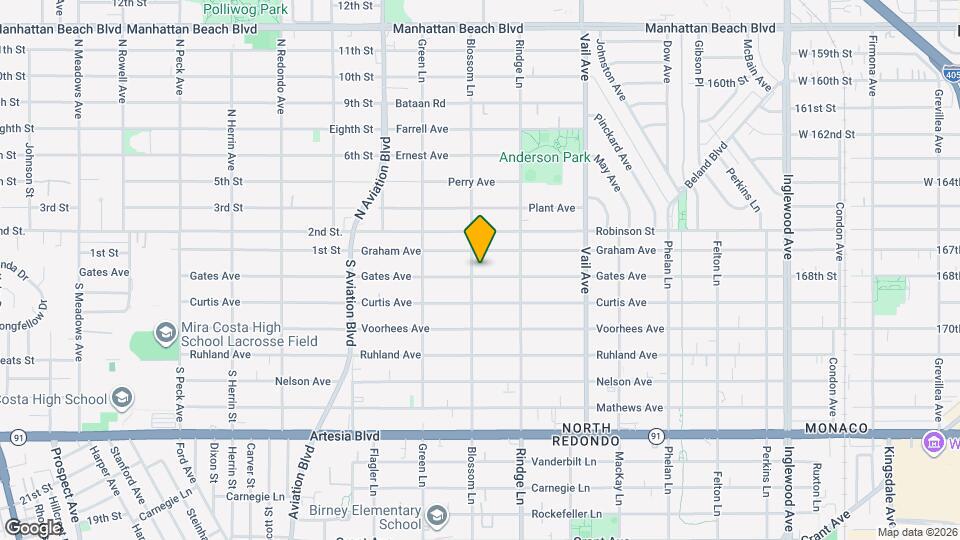 2103 Gates Ave Map and Location Details