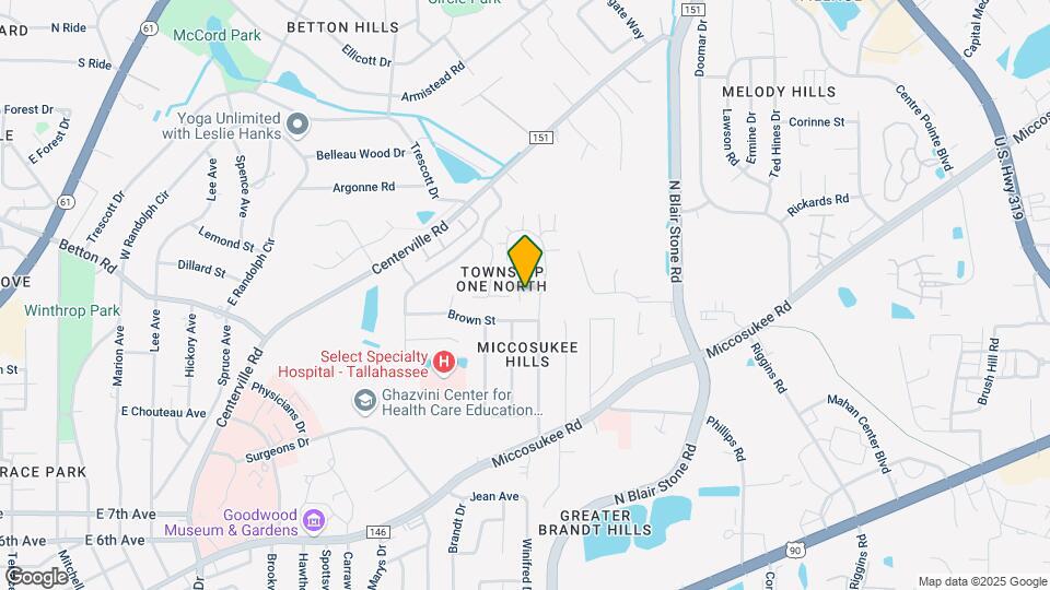 1608 Akridge Dr Map and Location Details