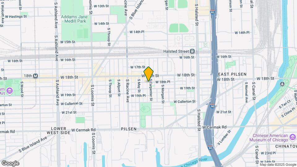 1826 S Carpenter St-Unit -2 Map and Location Details