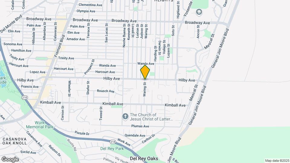 1196 Waring St Map and Location Details
