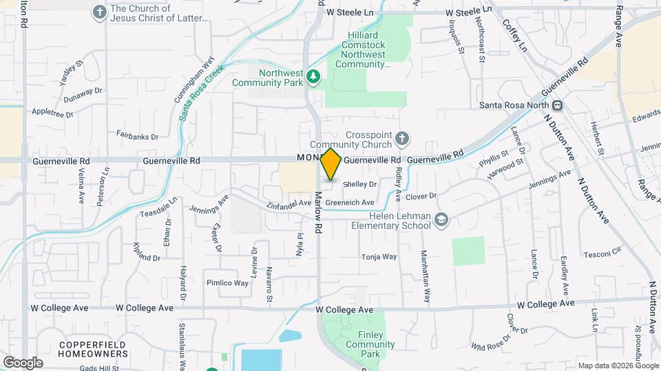 1750 Marlow Rd Map and Location Details