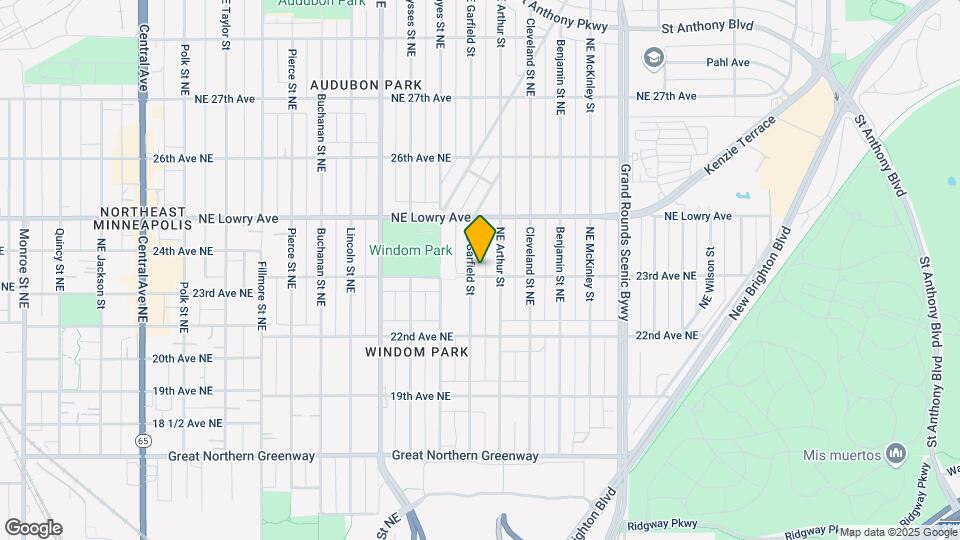 2301 Garfield St NE Map and Location Details