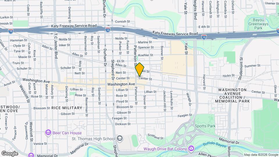 1028 Patterson St Map and Location Details