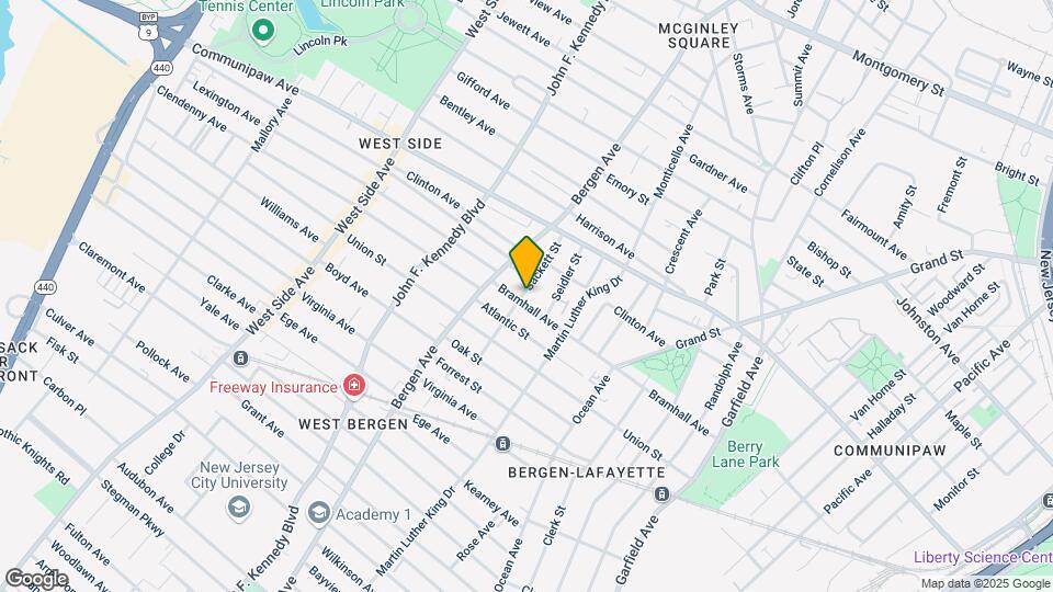 608 Bramhall Ave Map and Location Details