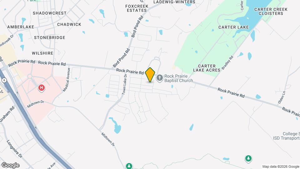 843 Mineral Wells Ln Map and Location Details