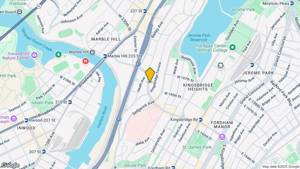 189 W Kingsbridge Rd Mapa y Detalles de la Ubicación
