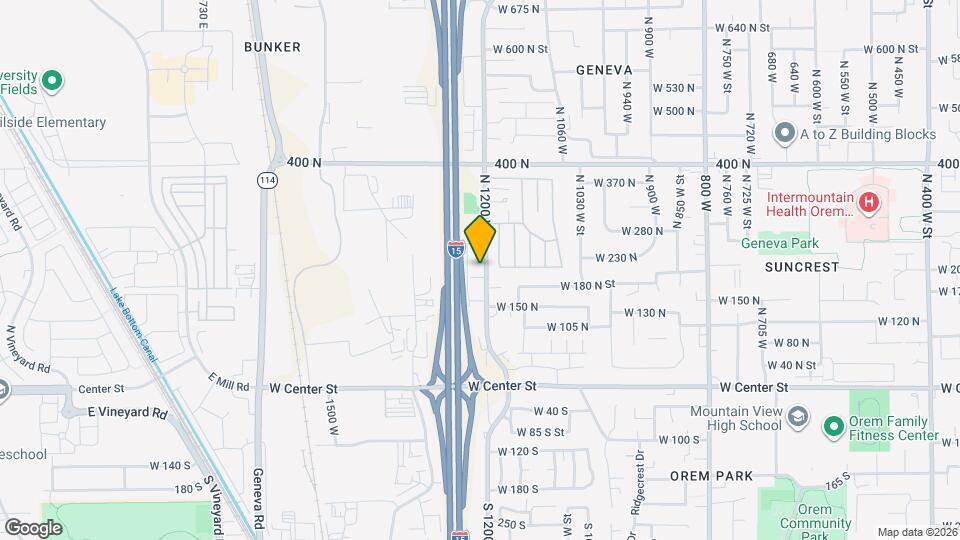 203 N 1200 W Map and Location Details