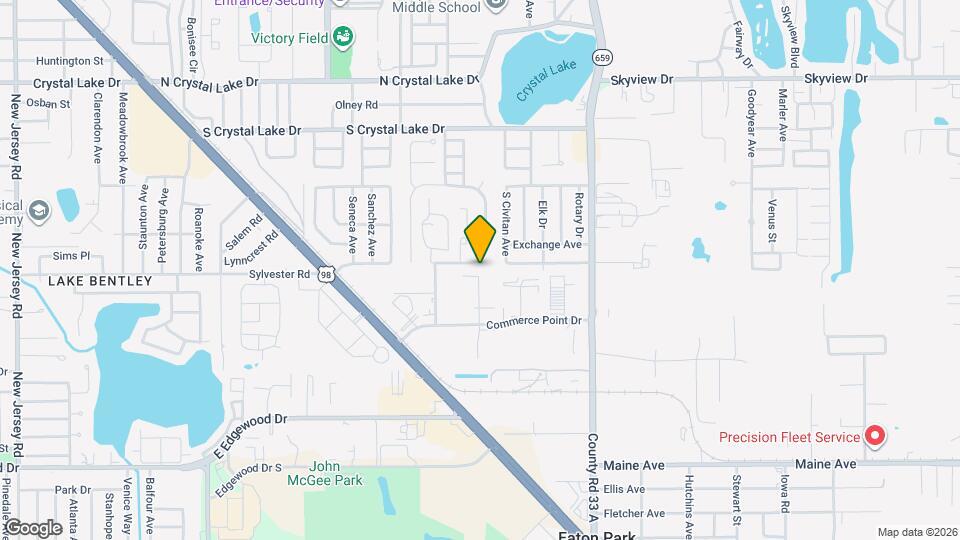 1906 Crystal Grove Dr Map and Location Details