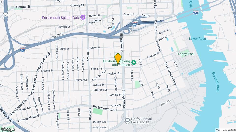 824 Lincoln St Mapa y Detalles de la Ubicación