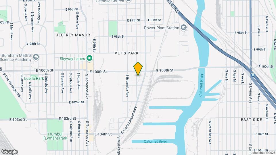 10021 S Exchange Ave Map and Location Details