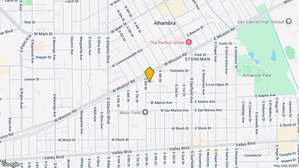 622 S 6th St Mapa y Detalles de la Ubicación