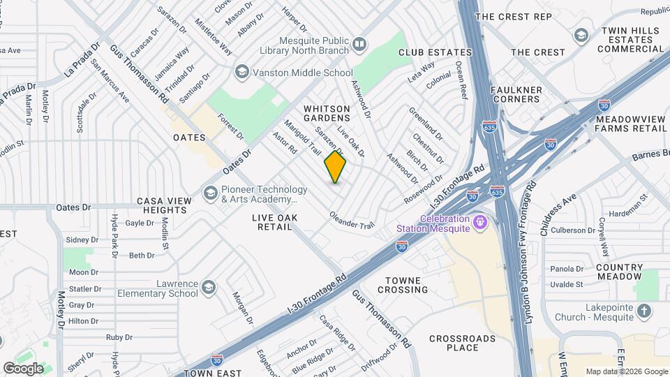 4312 Astor Rd Map and Location Details