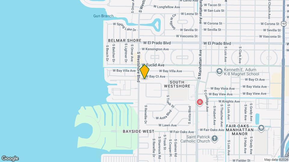 4727 W Bay Vista Ave Map and Location Details