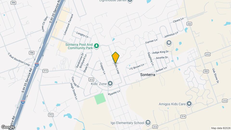 412 Ibis Falls Loop Map and Location Details