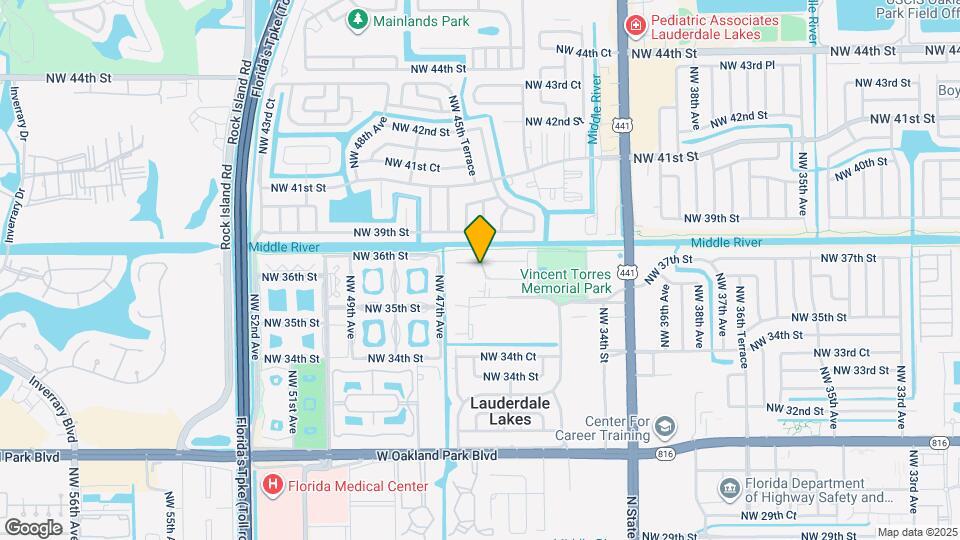 4518 NW 36th Ct Map and Location Details