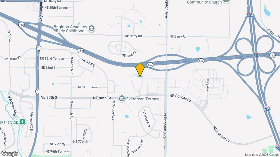 8114 N Lawn Ave Map and Location Details