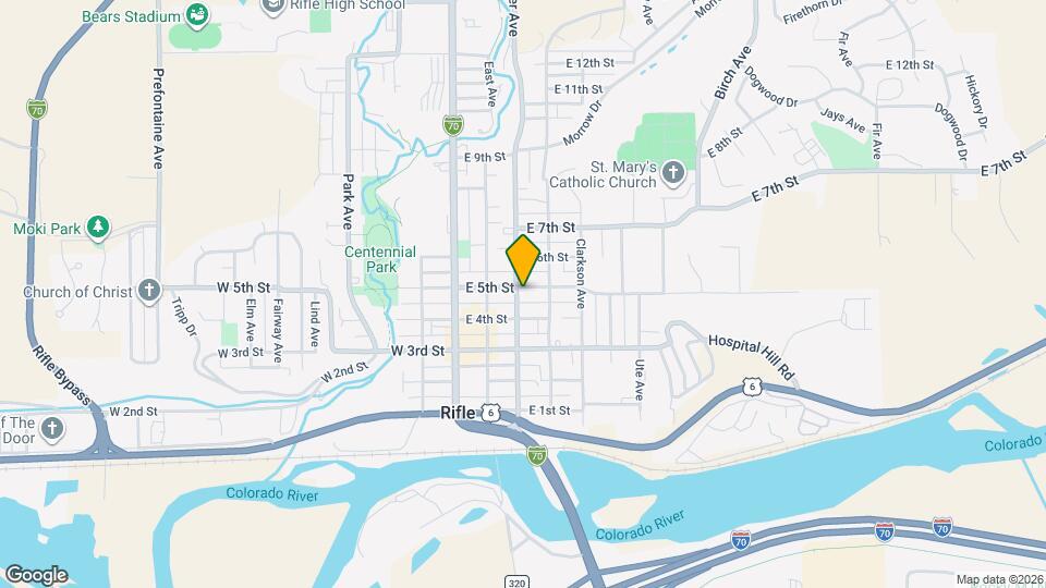 440 Whiteriver Ave Map and Location Details