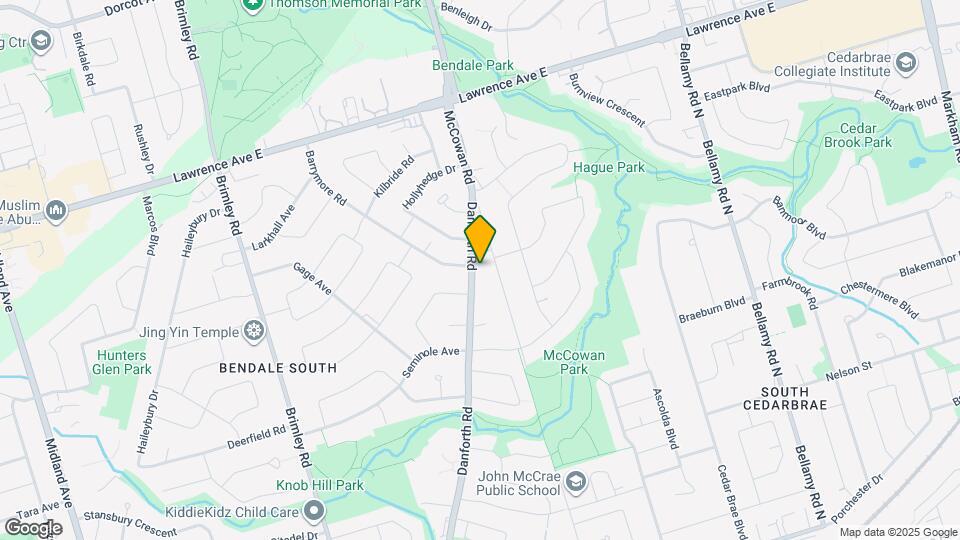 1501 Danforth Rd Map and Location Details