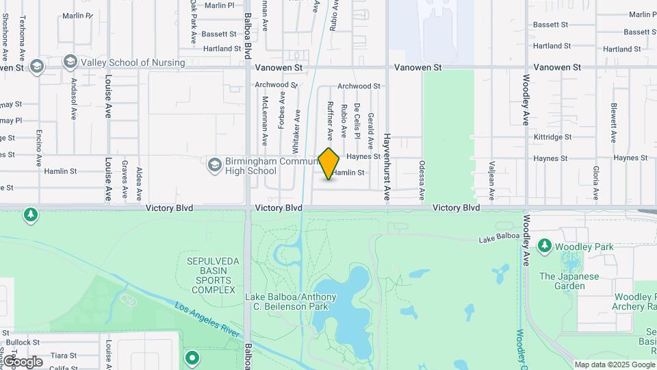 16641 Gilmore St Map and Location Details