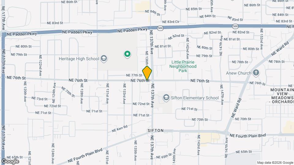 13602 NE 75th Cir Map and Location Details