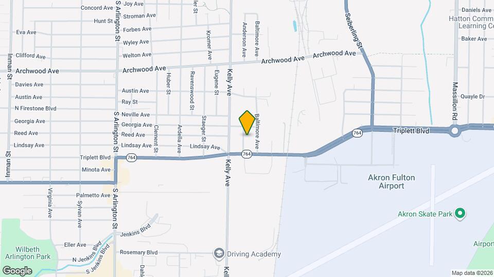 769 Anderson Ave Map and Location Details